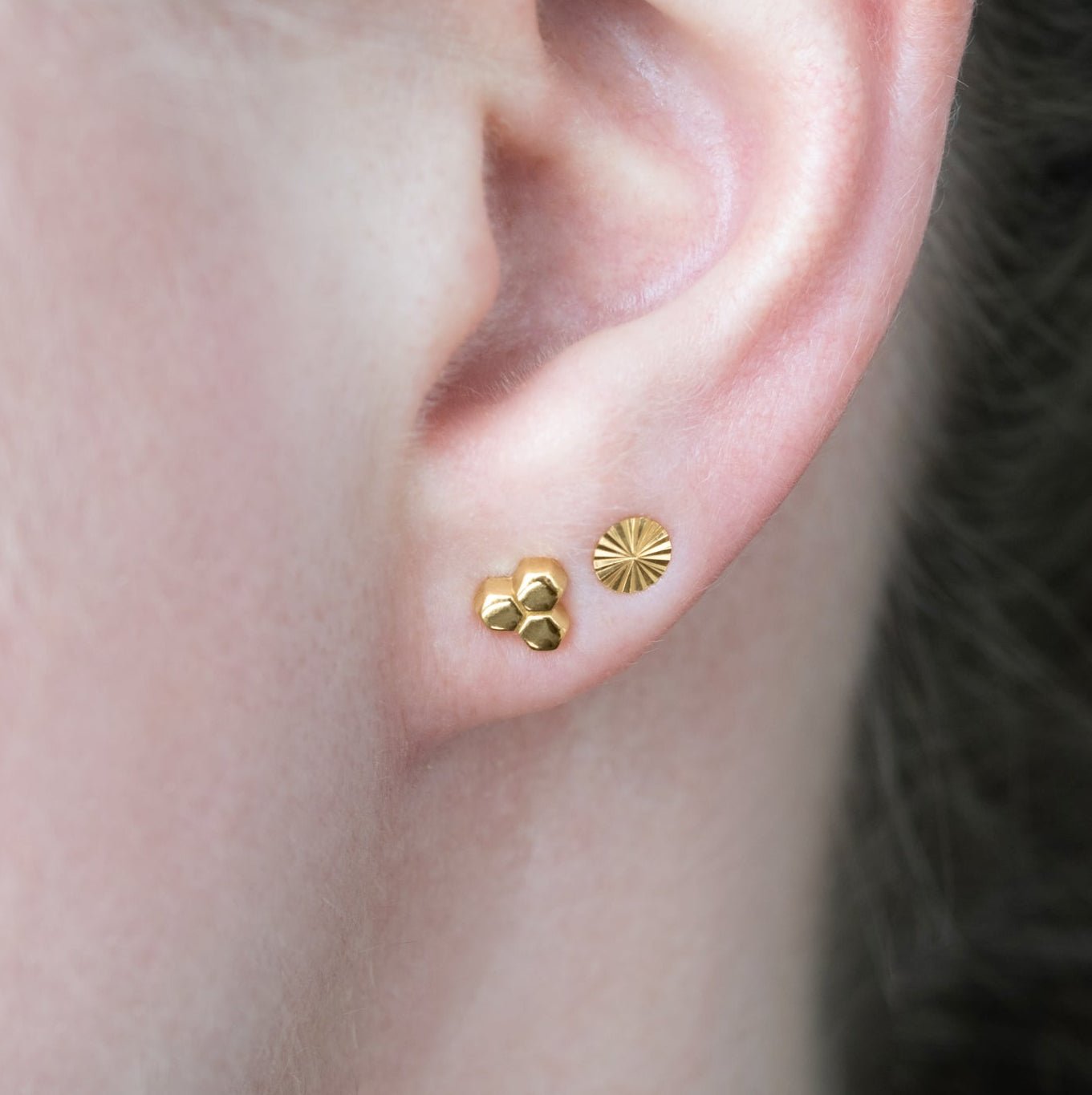 Hexa II stud Ohrringe